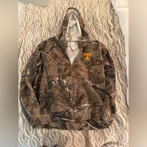 Tennessee Volunteers Realtree Camo Zip Up Sweatshirt